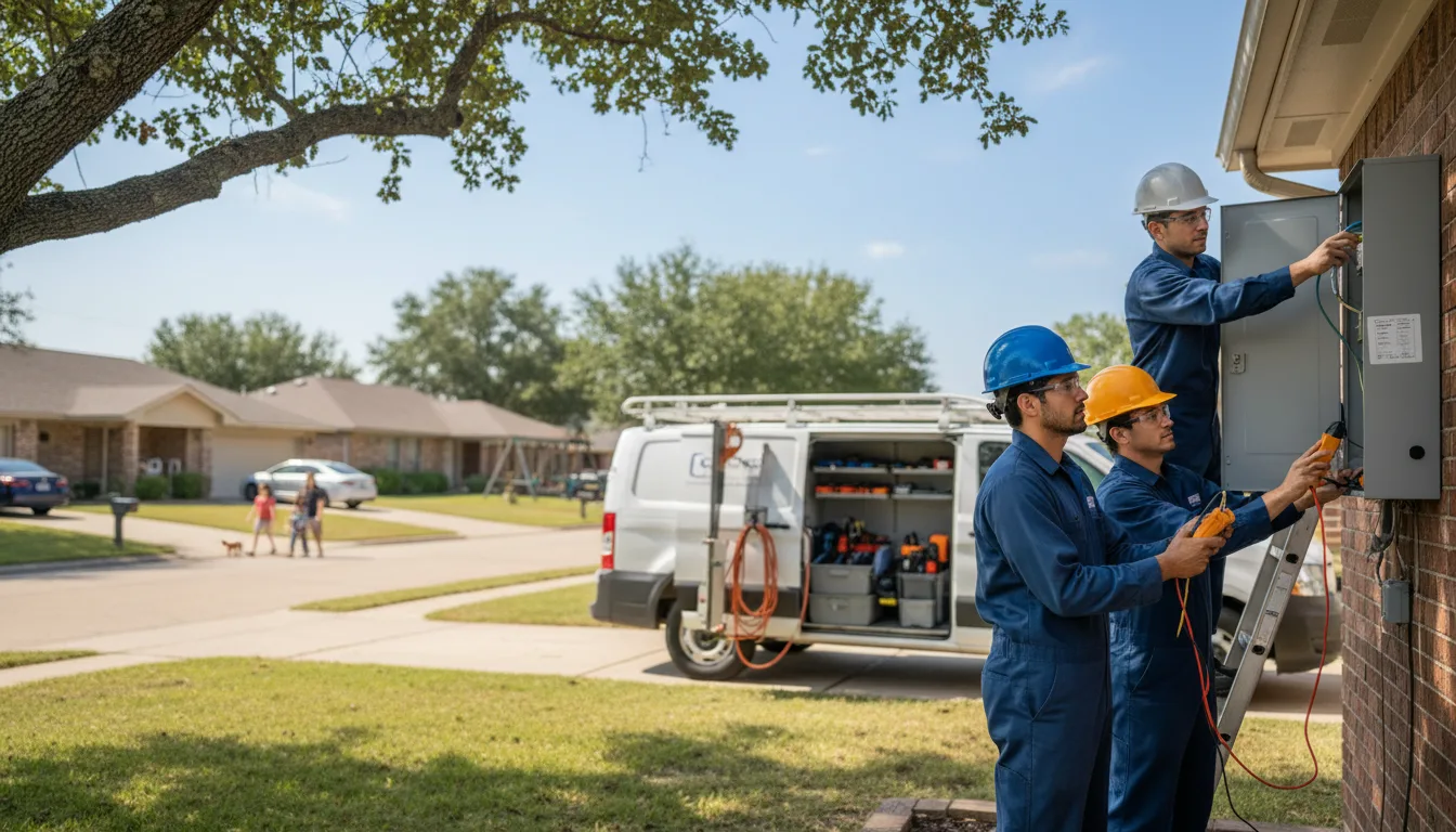 Certified electrician providing emergency electrical services in Camp Douglas, WI